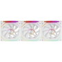 Mars Gaming MF-LINKFINITYKIT2W Kit 3 Ventiladores 12cm ARGB Infinity Mirror Blanco